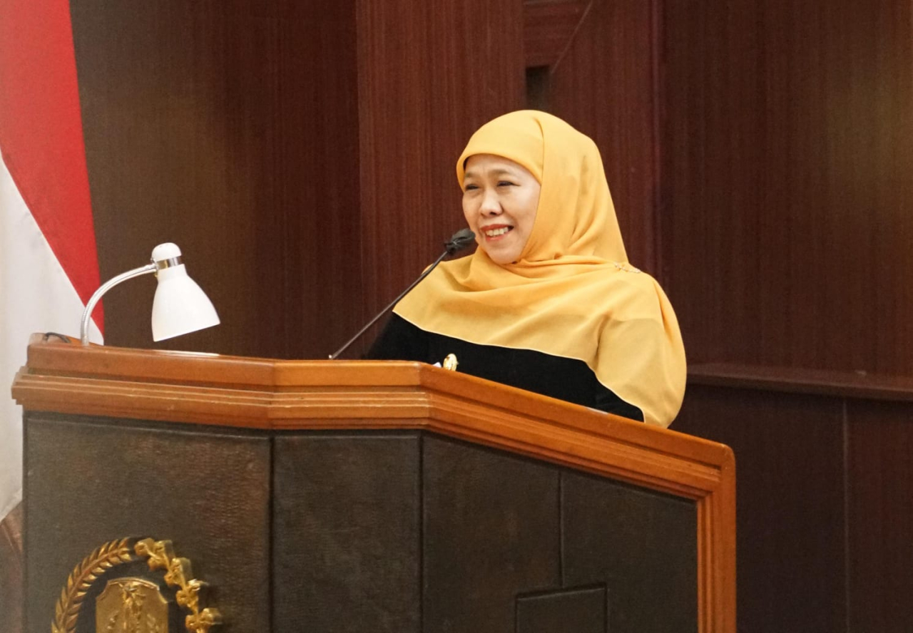 Gubernur Khofifah. (Foto Humas DPRD Jatim)