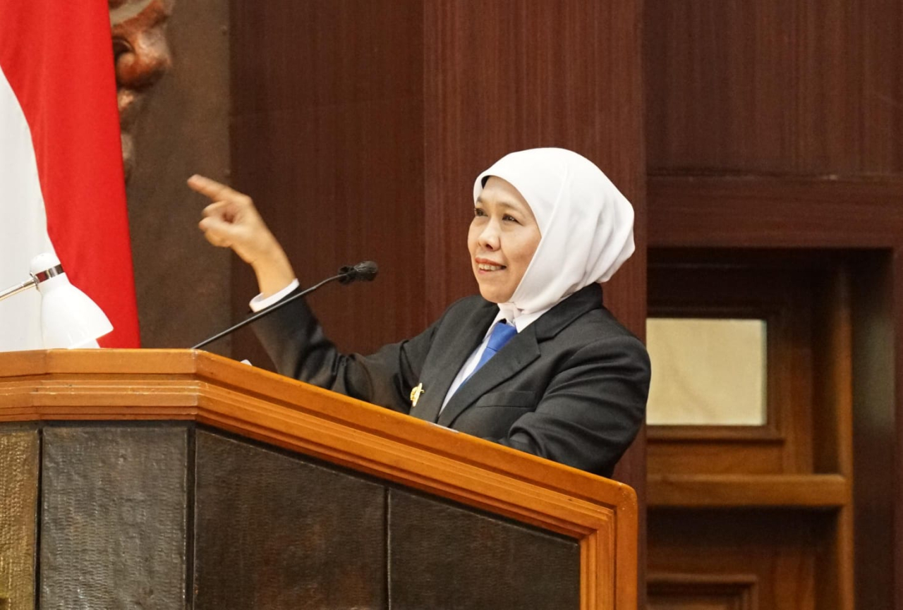 Gubernur Khofifah Indar Parawansa. (Humas DPRD Jatim)
