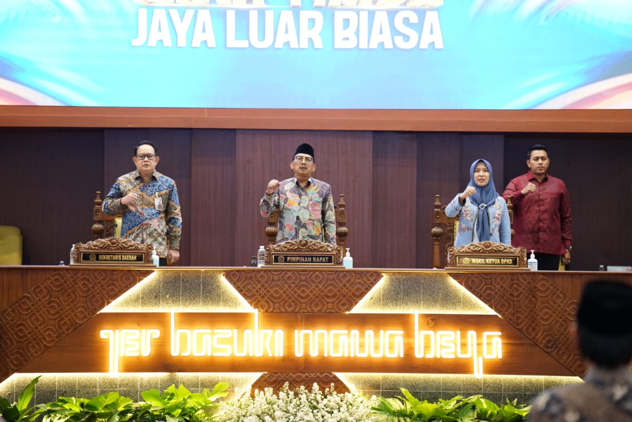 Suasana rapat paripurna DPRD Jatim, Kamis (30/4/2026). (Humas DPRD Jatim)