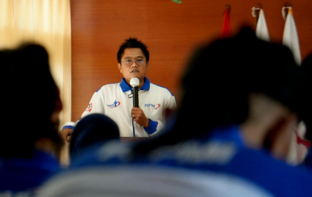 Wakil Ketua DPW FSPMI Jawa Timur, Nuruddin Hidayat.