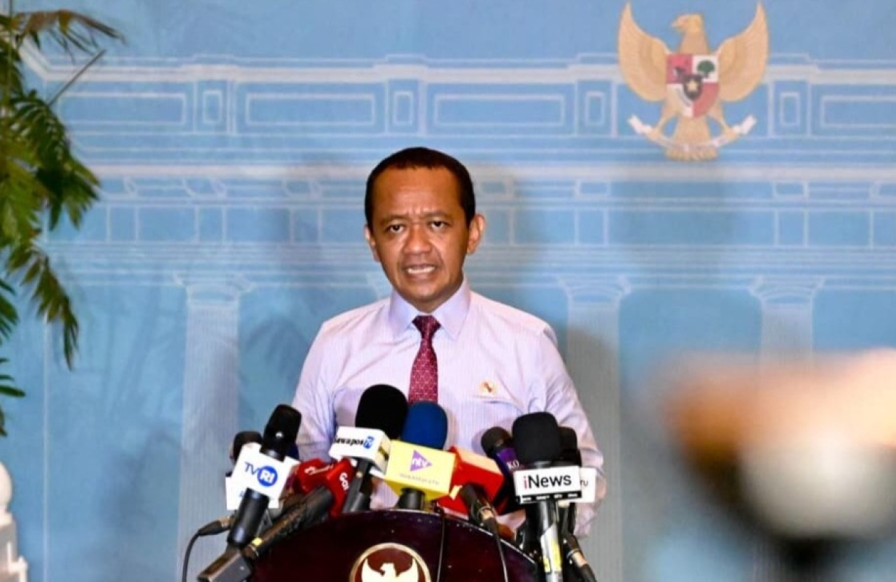 Keterangan pers Menteri Energi dan Sumber Daya Mineral (ESDM) Bahlil Lahadalia usai diterima Presiden Prabowo Subianto di Istana Merdeka, Jakarta, Kamis (11/6/2026). (BPMI Setpres)