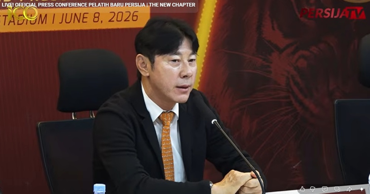 Shin Tae-yong Resmi Latih Persija Jakarta