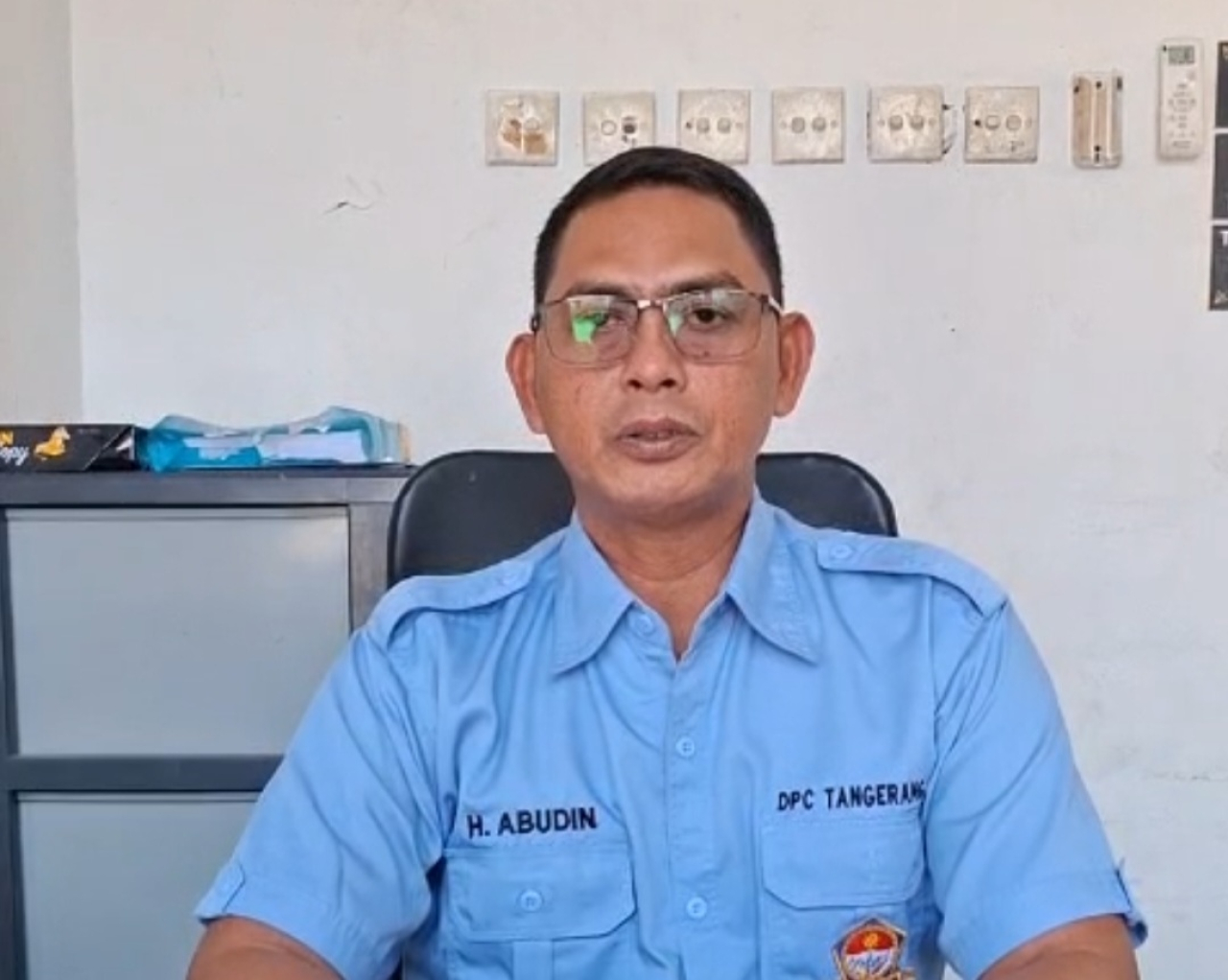 Ketua DPC Himpunan Nelayan Seluruh Indonesia (HNSI) Kabupaten Tangerang, Abudin