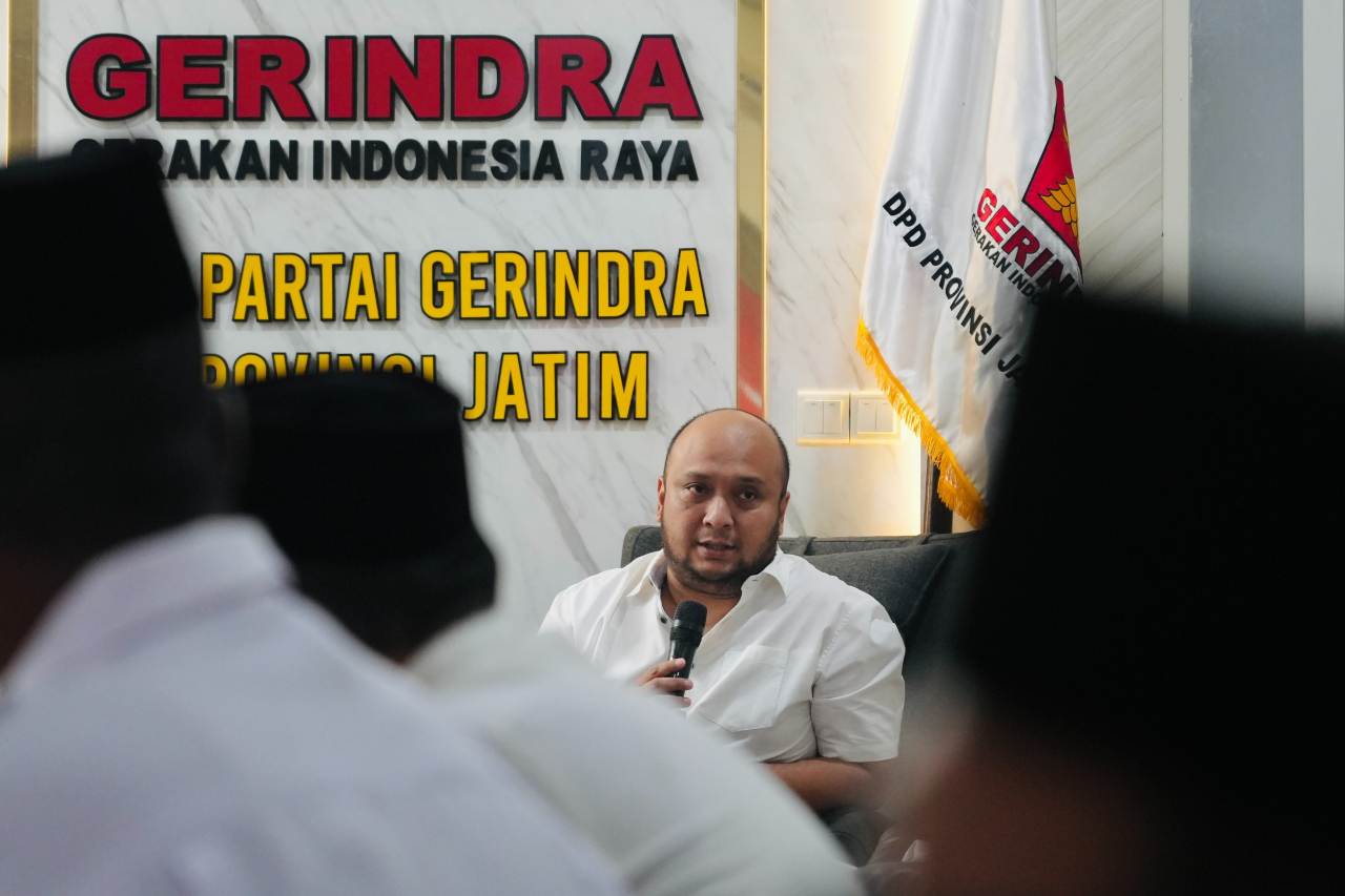 Ketua Fraksi Gerindra DPRD jatim, Ferdians Reza Alvisa