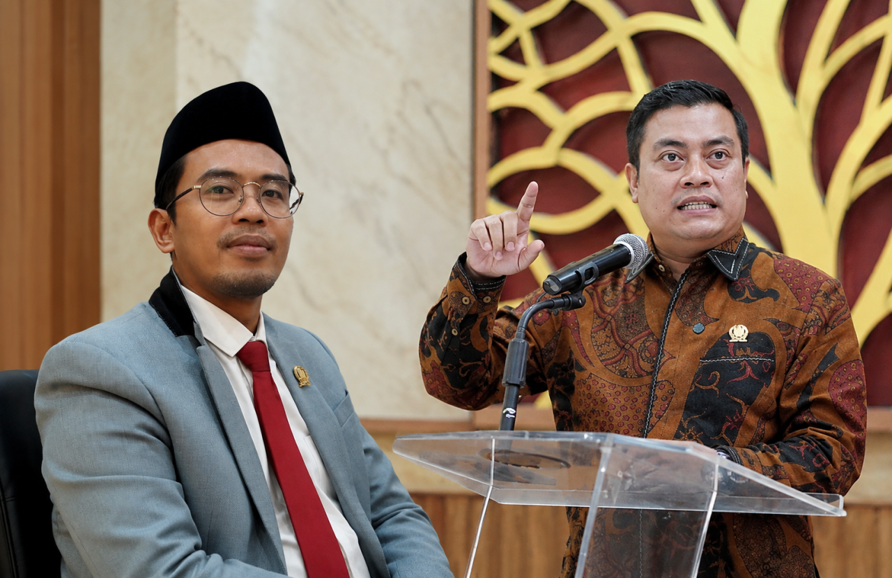 Anggota DPRD Jatim dari Dapil Malang Raya, Aufa Zhafiri (kiri) dan Puguh Wiji Pamungkas (kanan).