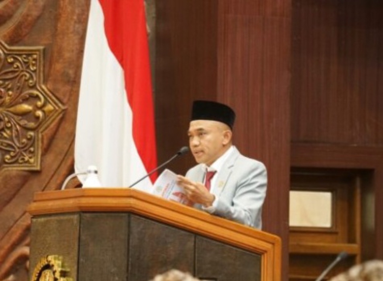 Eko Wahyudi, juru bicara Fraksi Gerindra DPRD Jatim